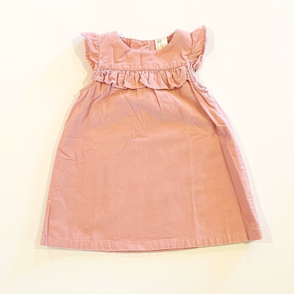 H&M 6-9 months corduroy dress
